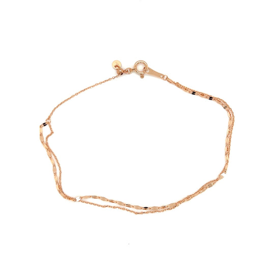 Gold Twins Bracelet - JMW Jewelry Wholesale