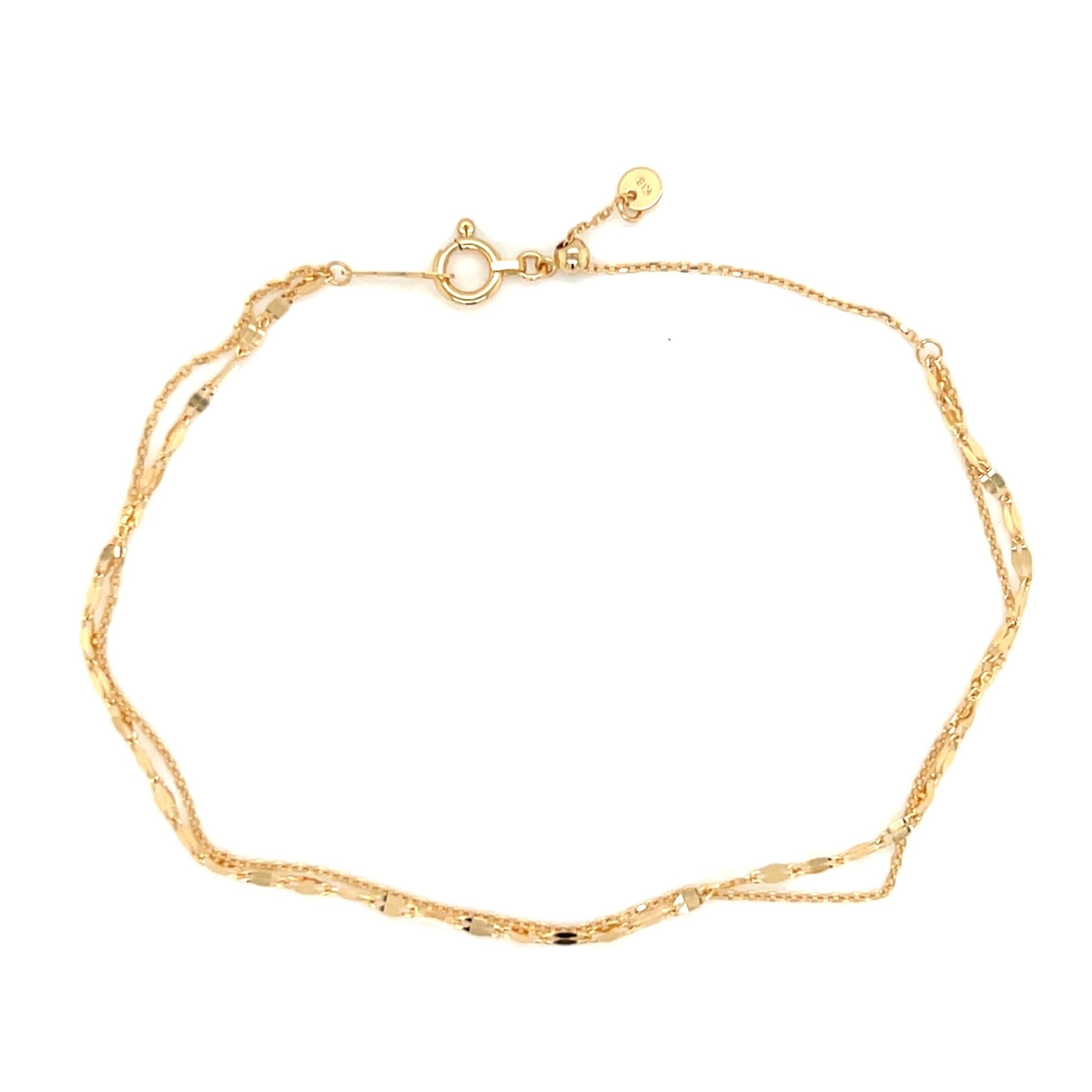 Gold Twins Bracelet - JMW Jewelry Wholesale