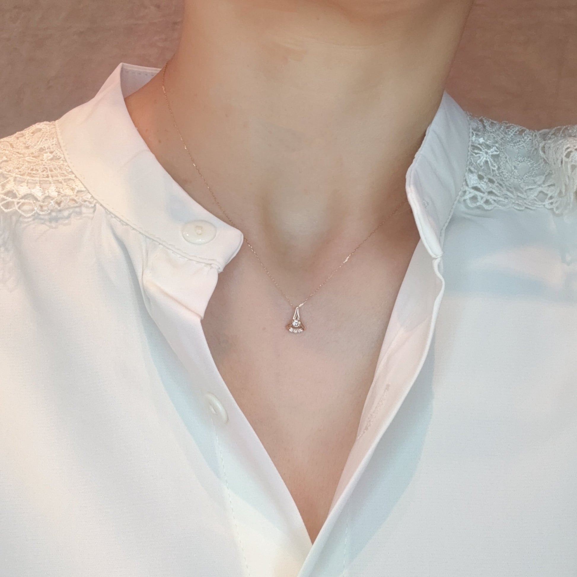 Gown Necklace 0.1ct - JMW Jewelry Wholesale
