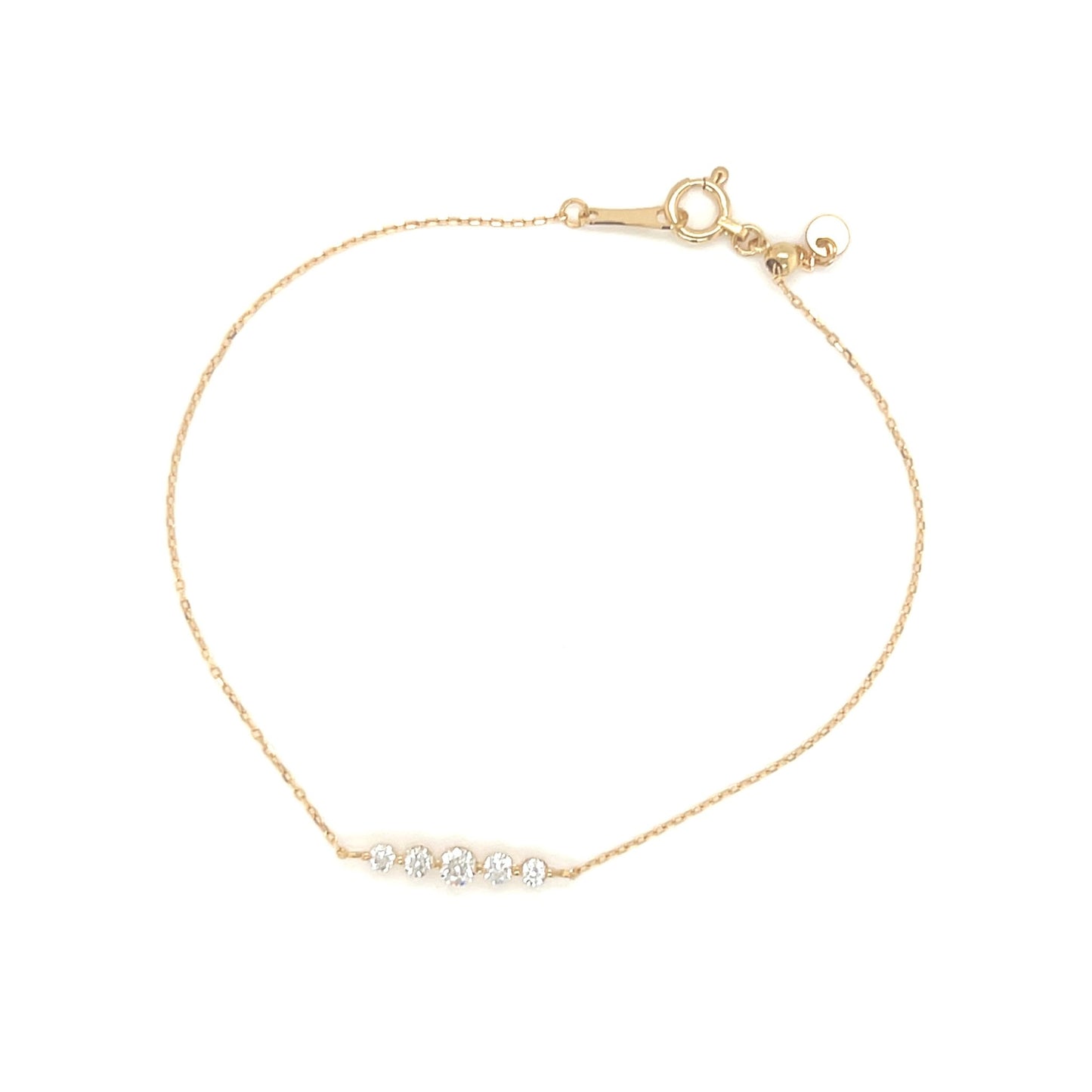 Gradual 5 Dia Bracelet 0.2ct - JMW Jewelry Wholesale