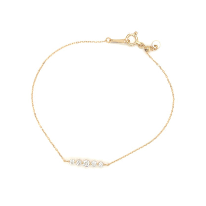 Gradual 5 Dia Bracelet 0.2ct - JMW Jewelry Wholesale
