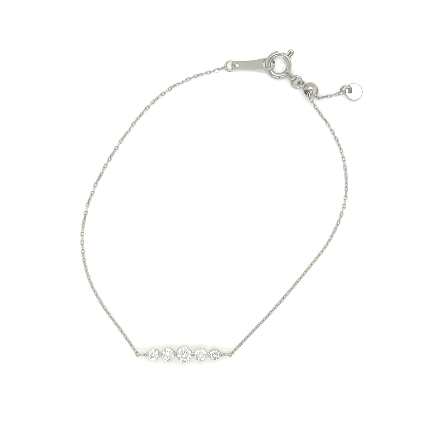 Gradual 5 Dia Bracelet 0.2ct - JMW Jewelry Wholesale