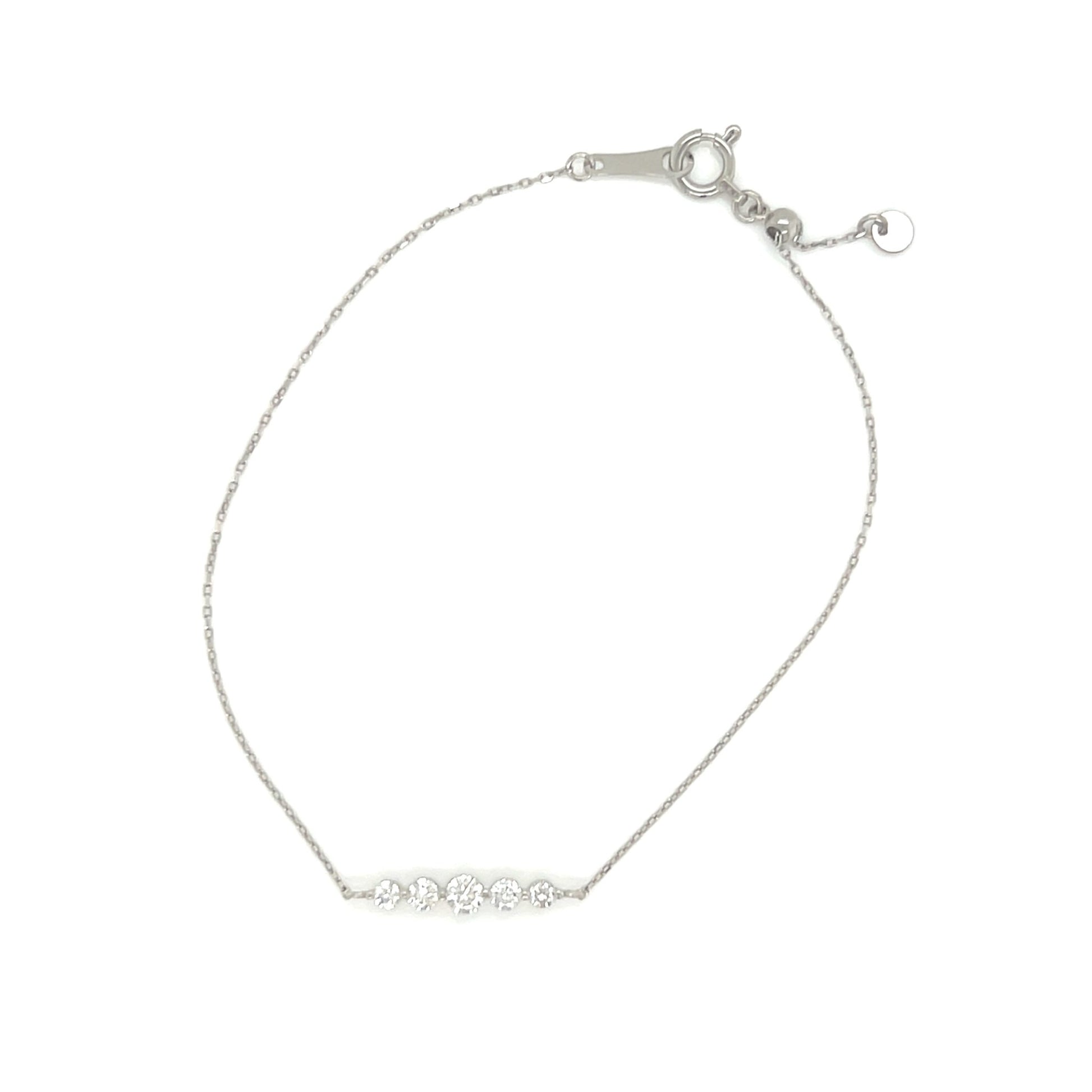 Gradual 5 Dia Bracelet 0.2ct - JMW Jewelry Wholesale