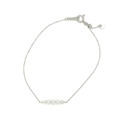 Gradual 5 Dia Bracelet 0.2ct - JMW Jewelry Wholesale