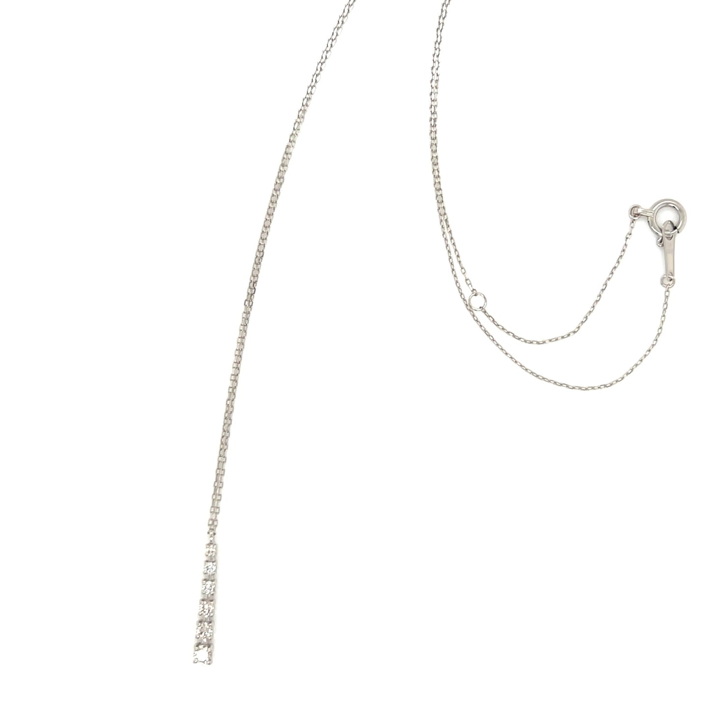 Gradual Row Necklace 0.15ct - JMW Jewelry Wholesale