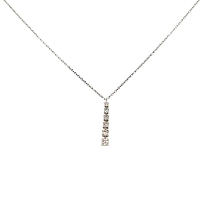 Gradual Row Necklace 0.15ct - JMW Jewelry Wholesale