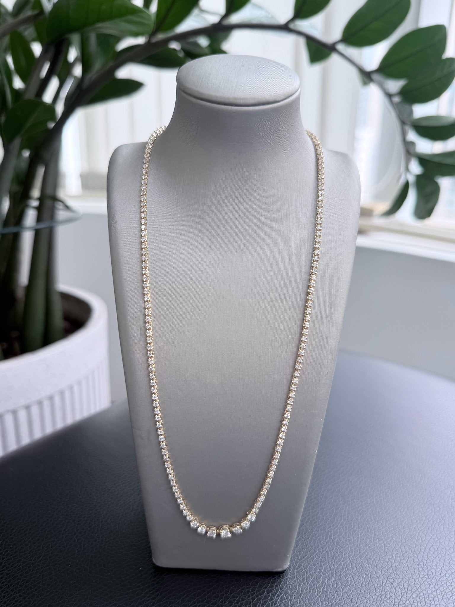 Gradual Tennis N Necklace 3ct - JMW Jewelry Wholesale