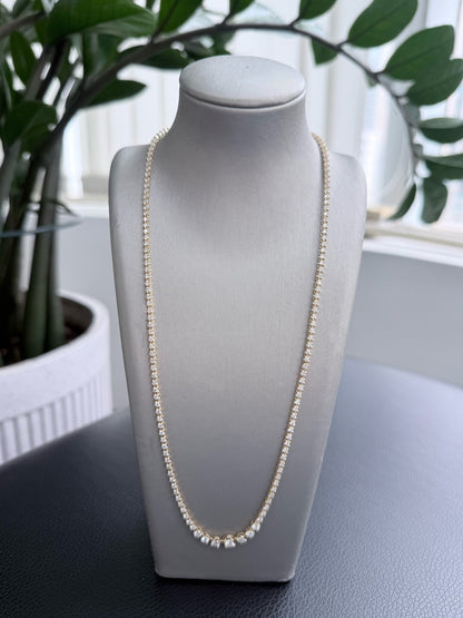 Gradual Tennis N Necklace 3ct - JMW Jewelry Wholesale