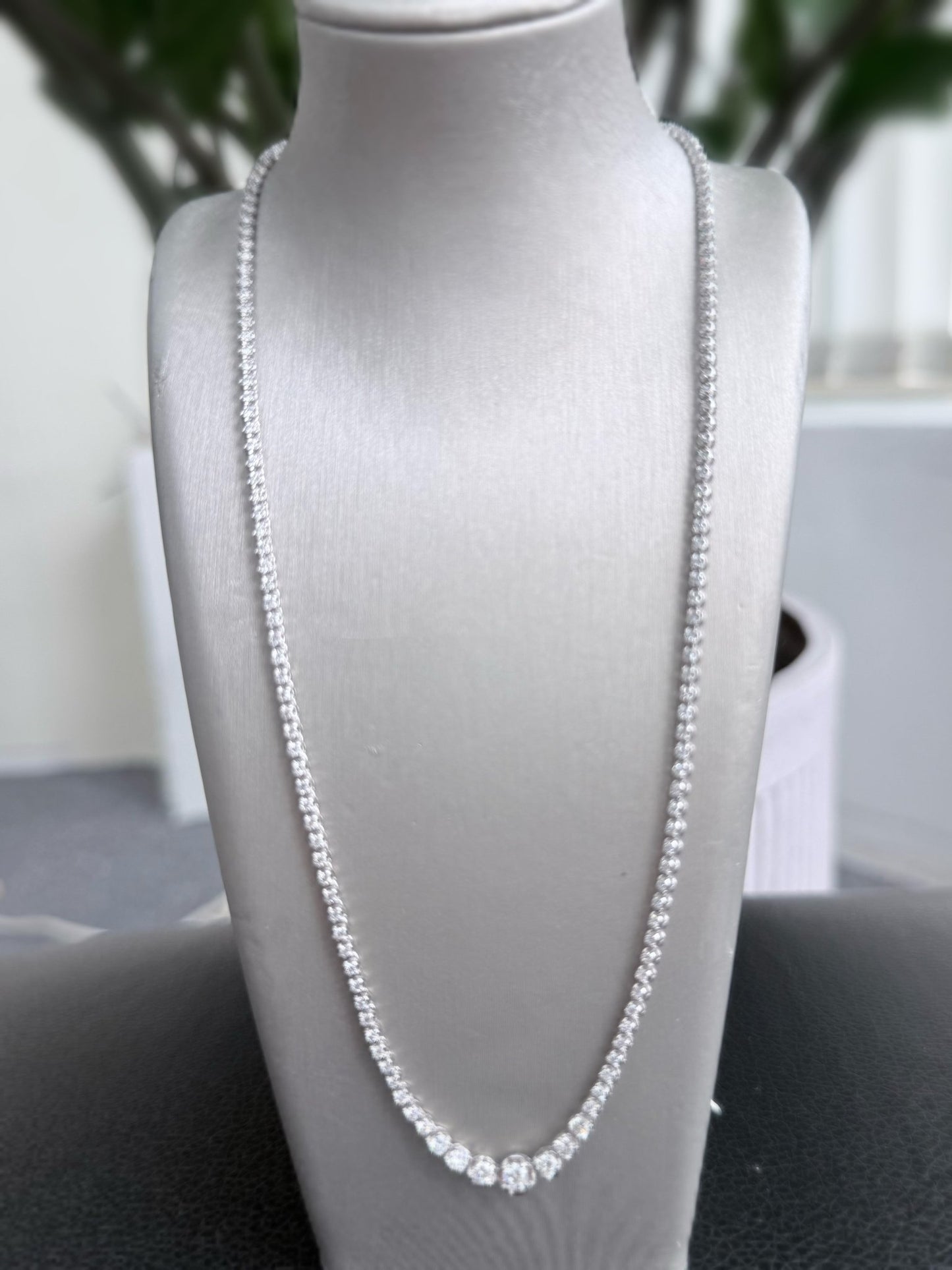 Gradual Tennis N Necklace 3ct - JMW Jewelry Wholesale
