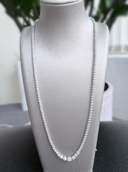 Gradual Tennis N Necklace 3ct - JMW Jewelry Wholesale