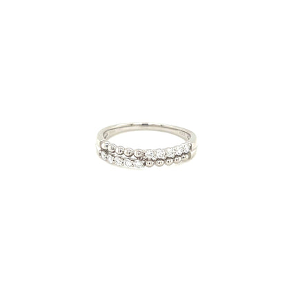 Half Beads Eternity Ring 0.2ct - JMW Jewelry Wholesale