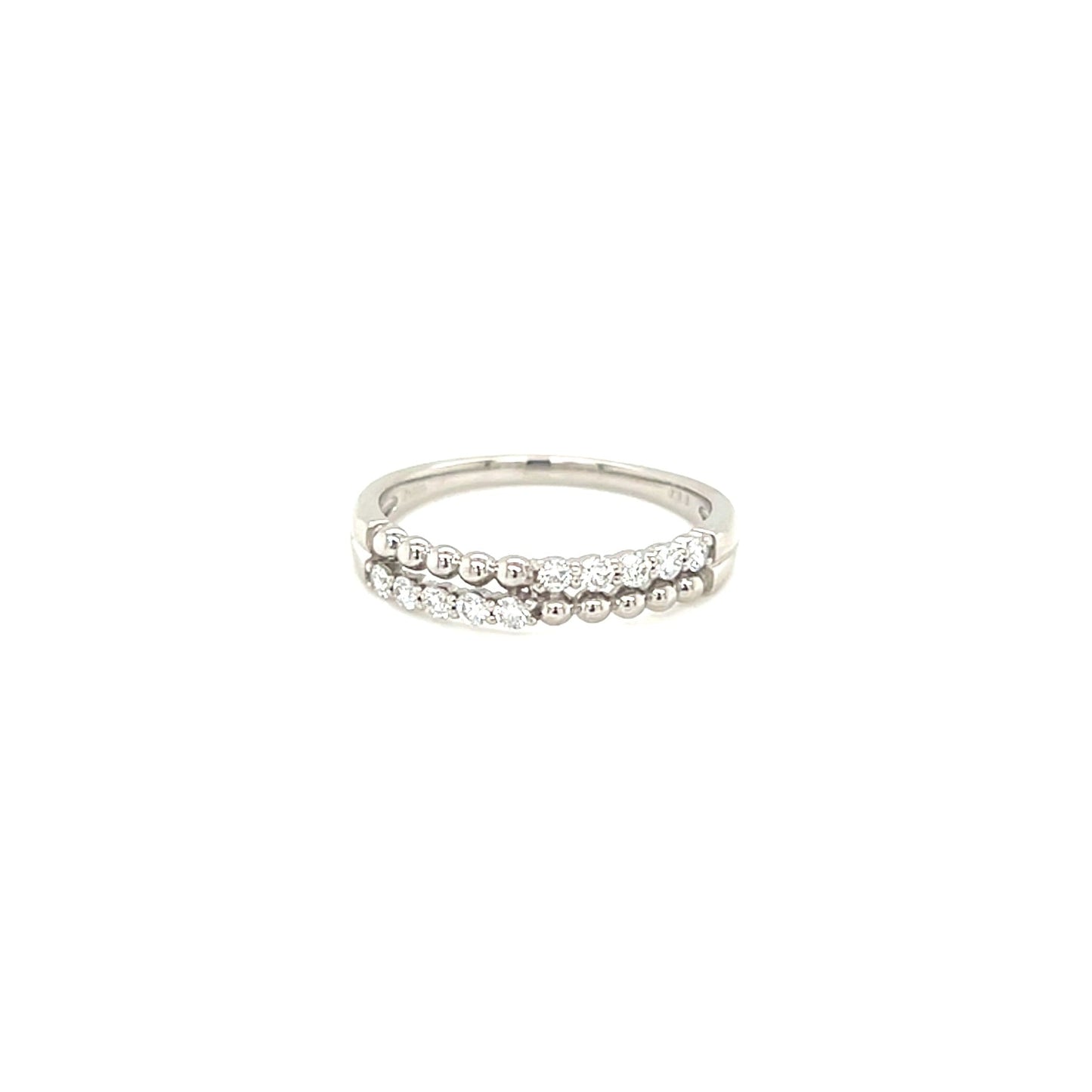 Half Beads Eternity Ring 0.2ct - JMW Jewelry Wholesale
