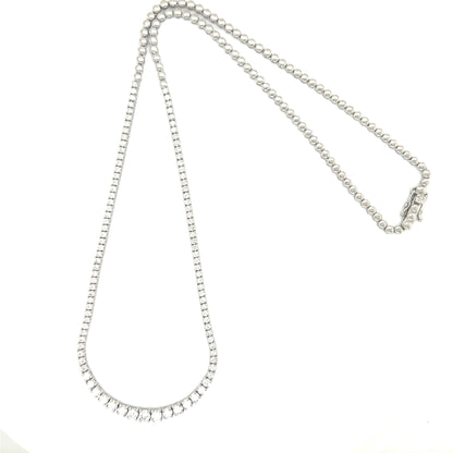 Half Gradual Tennis Necklace 2ct - JMW Jewelry Wholesale