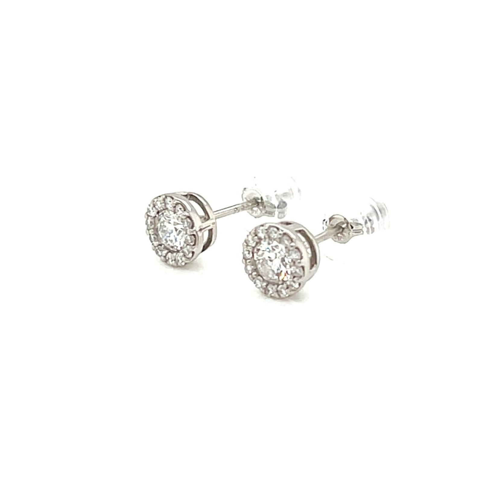 Halo Earrings 0.3/0.12ct - JMW Jewelry Wholesale