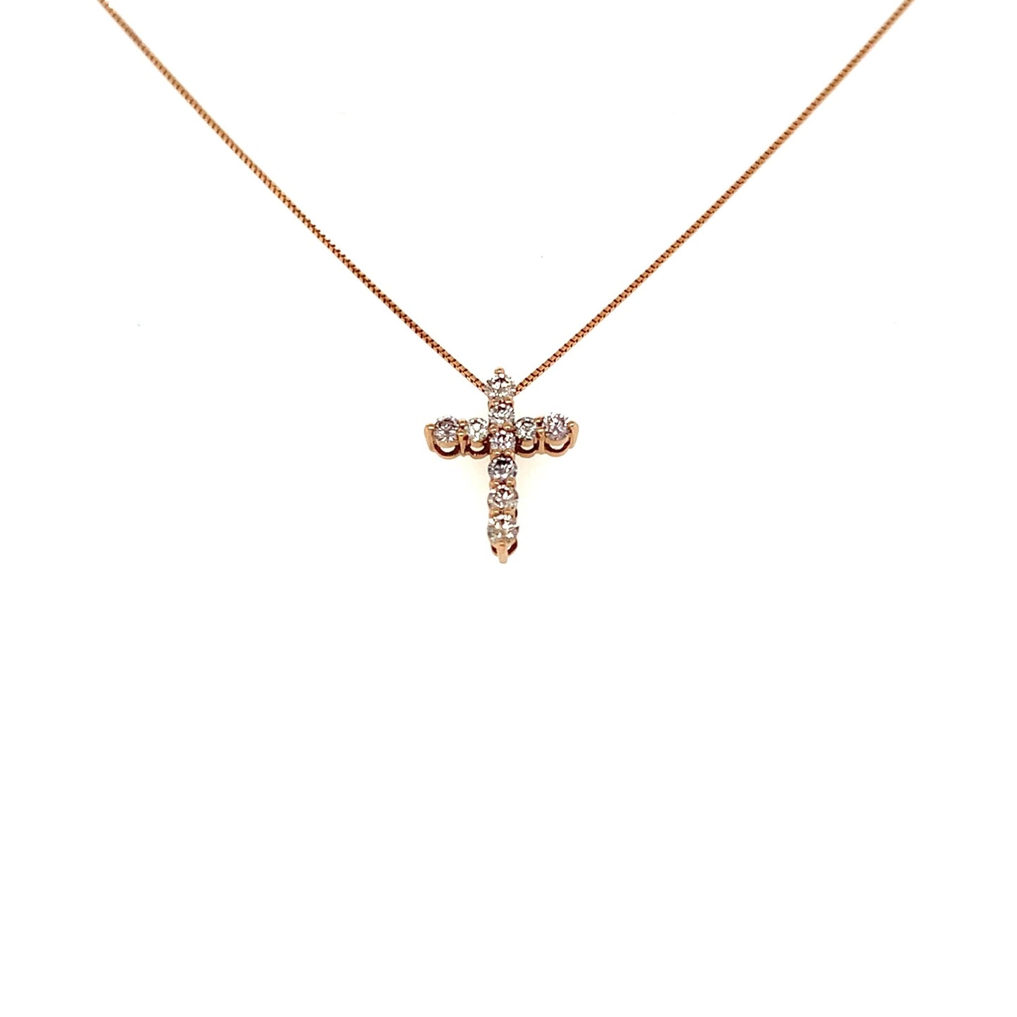HC 10 Dia Cross Necklace N 0.3ct - JMW Jewelry Wholesale