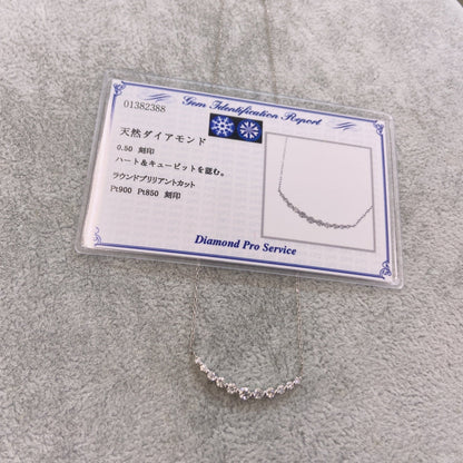 HC 11 Dia Smile Necklace 0.5ct - JMW Jewelry Wholesale