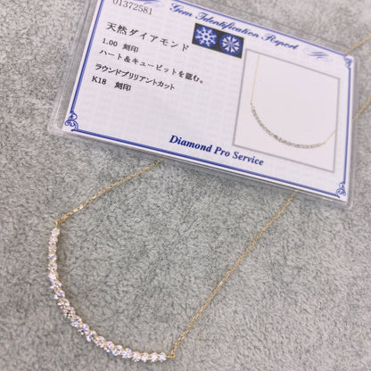 HC 21 Dia Smile Necklace 1ct - JMW Jewelry Wholesale