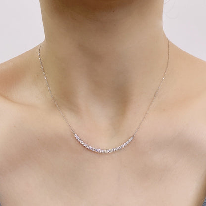 HC 21 Dia Smile Necklace 1ct - JMW Jewelry Wholesale