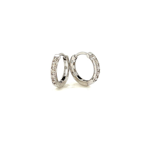 HC 5 Dia Hoop Earrings 0.2ct - JMW Jewelry Wholesale