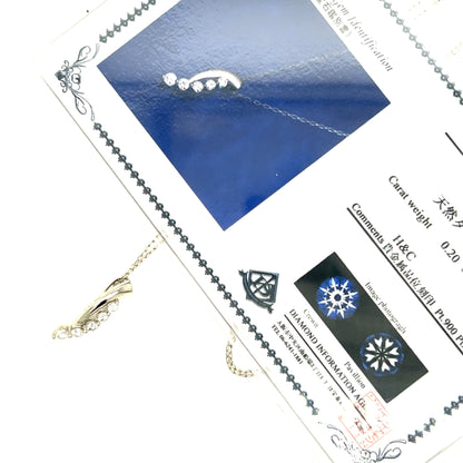 HC 5 Dia Wave Necklace 0.2ct - JMW Jewelry Wholesale
