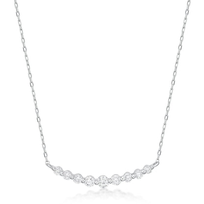 HC 9 Dia Smile Necklace 0.3ct - JMW Jewelry Wholesale