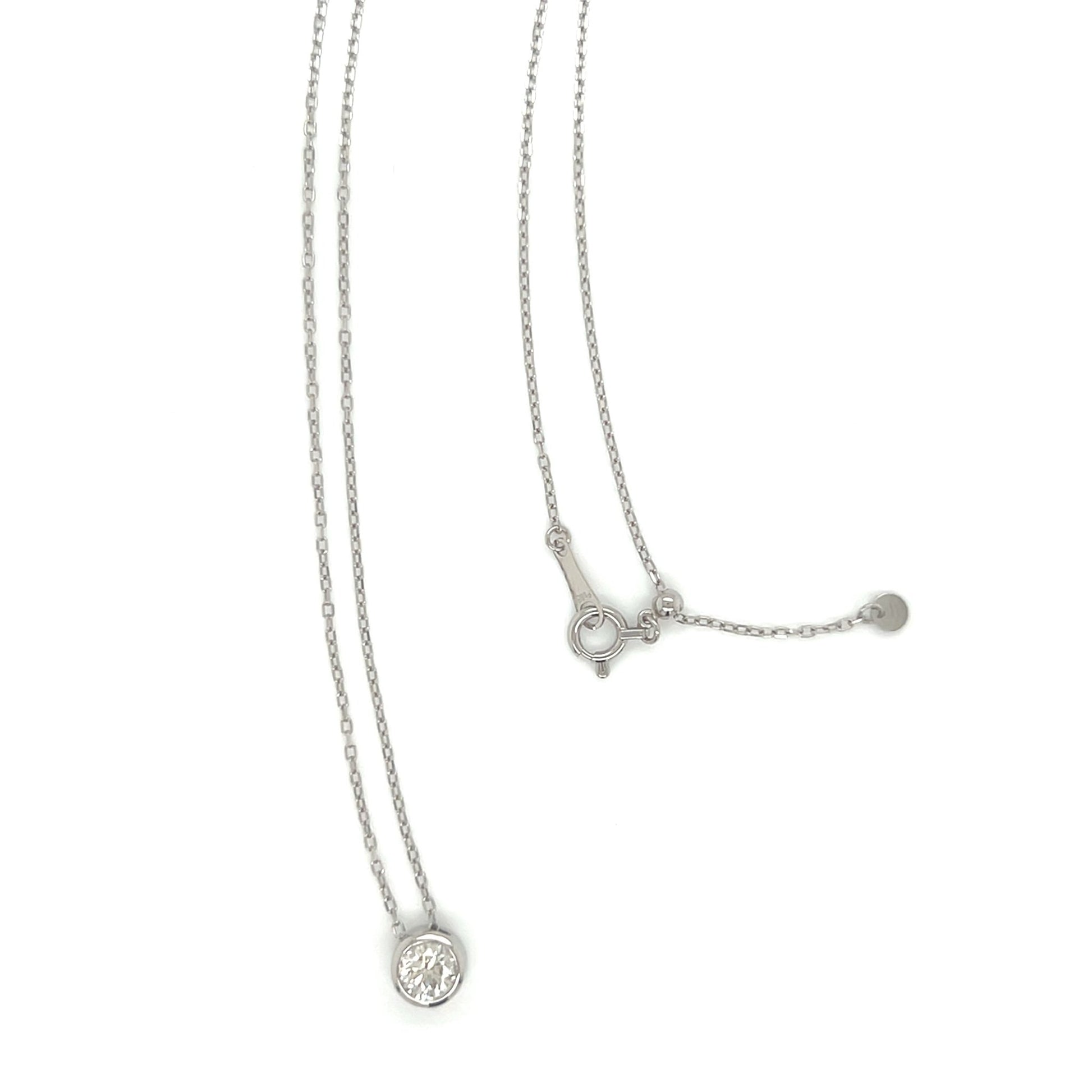 HC Bezel Necklace 0.4ct - JMW Jewelry Wholesale
