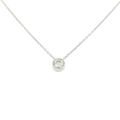 HC Bezel Necklace 0.4ct - JMW Jewelry Wholesale