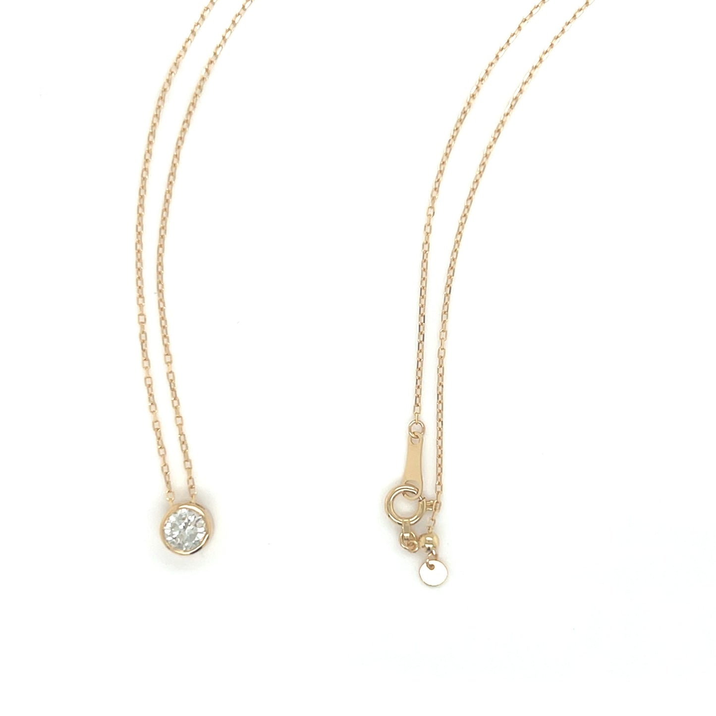 HC Bezel Necklace 0.4ct - JMW Jewelry Wholesale