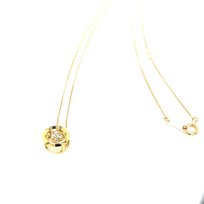 HC DS Round Necklace 0.1ct - JMW Jewelry Wholesale