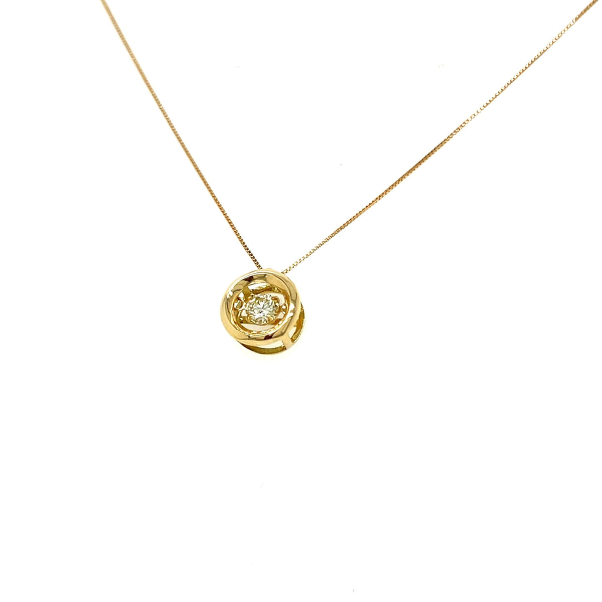 HC DS Round Necklace 0.1ct - JMW Jewelry Wholesale