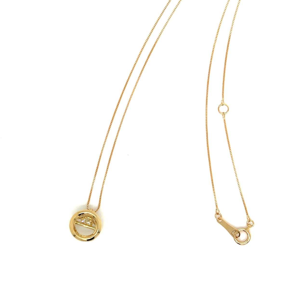 HC DS Round Necklace 0.1ct - JMW Jewelry Wholesale