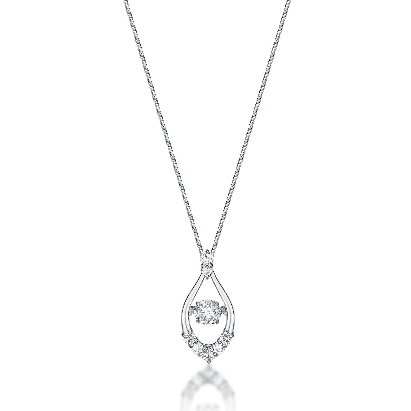 HC DS Waterdrop Necklace 0.2/0.16ct - JMW Jewelry Wholesale