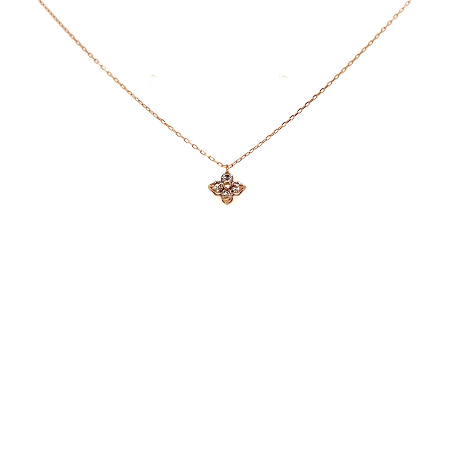 HC Four Pointed Star Necklace 0.15ct - JMW Jewelry Wholesale