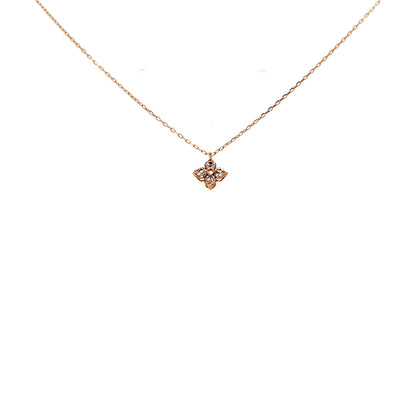 HC Four Pointed Star Necklace 0.15ct - JMW Jewelry Wholesale