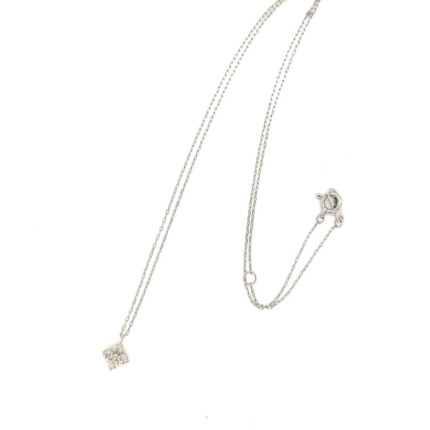 HC Four Pointed Star Necklace 0.15ct - JMW Jewelry Wholesale