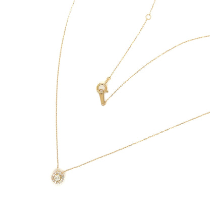 HC Halo Necklace 0.09/0.06ct - JMW Jewelry Wholesale