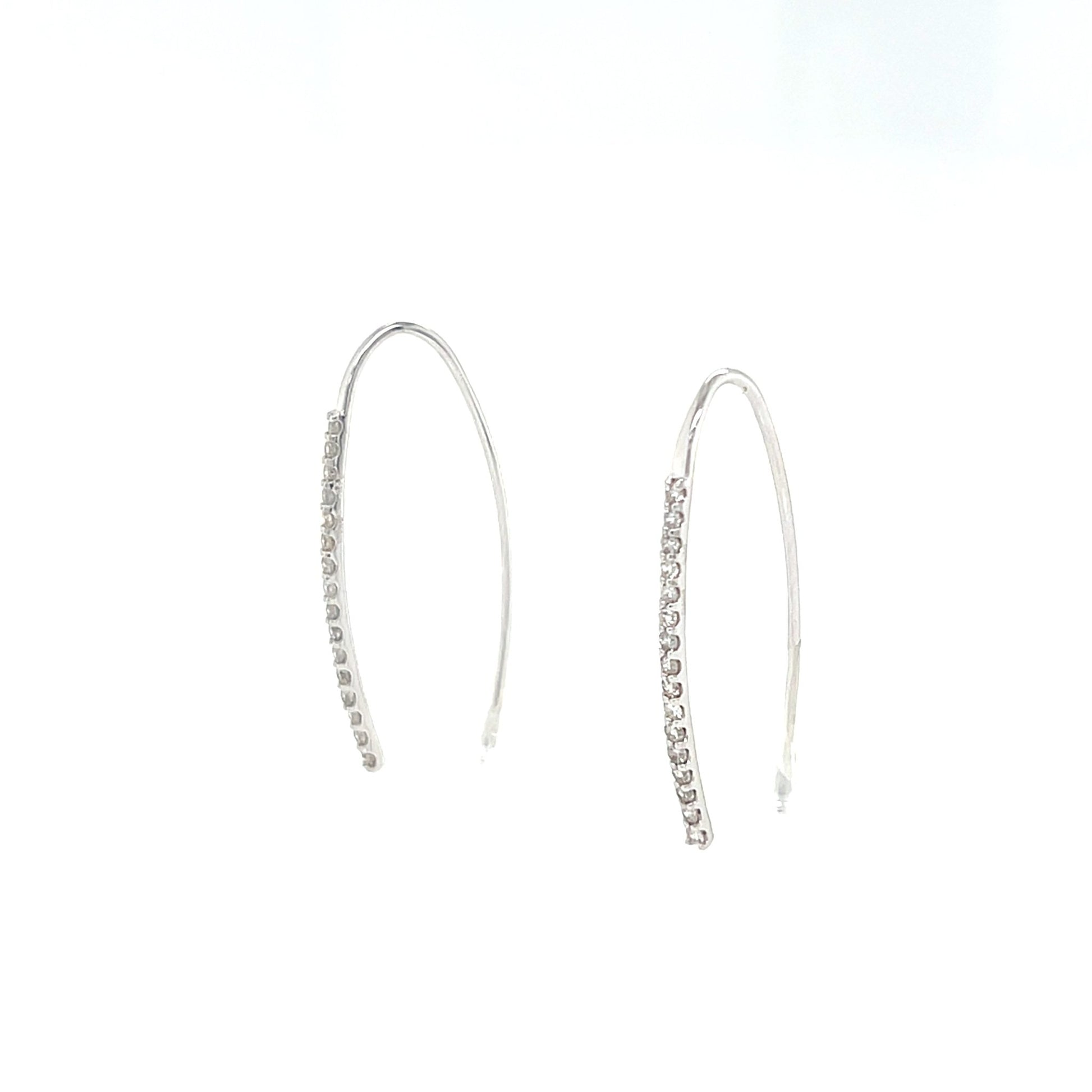 HC Long Dia Earwire 0.3ct - JMW Jewelry Wholesale