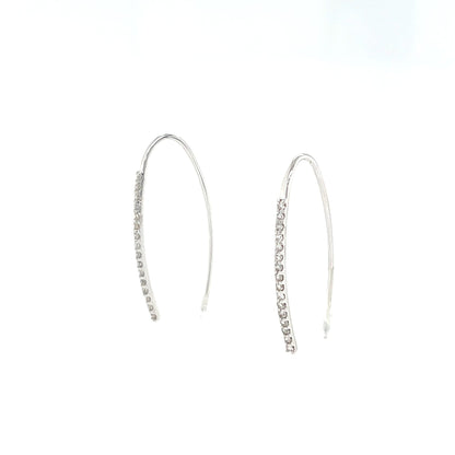 HC Long Dia Earwire 0.3ct - JMW Jewelry Wholesale