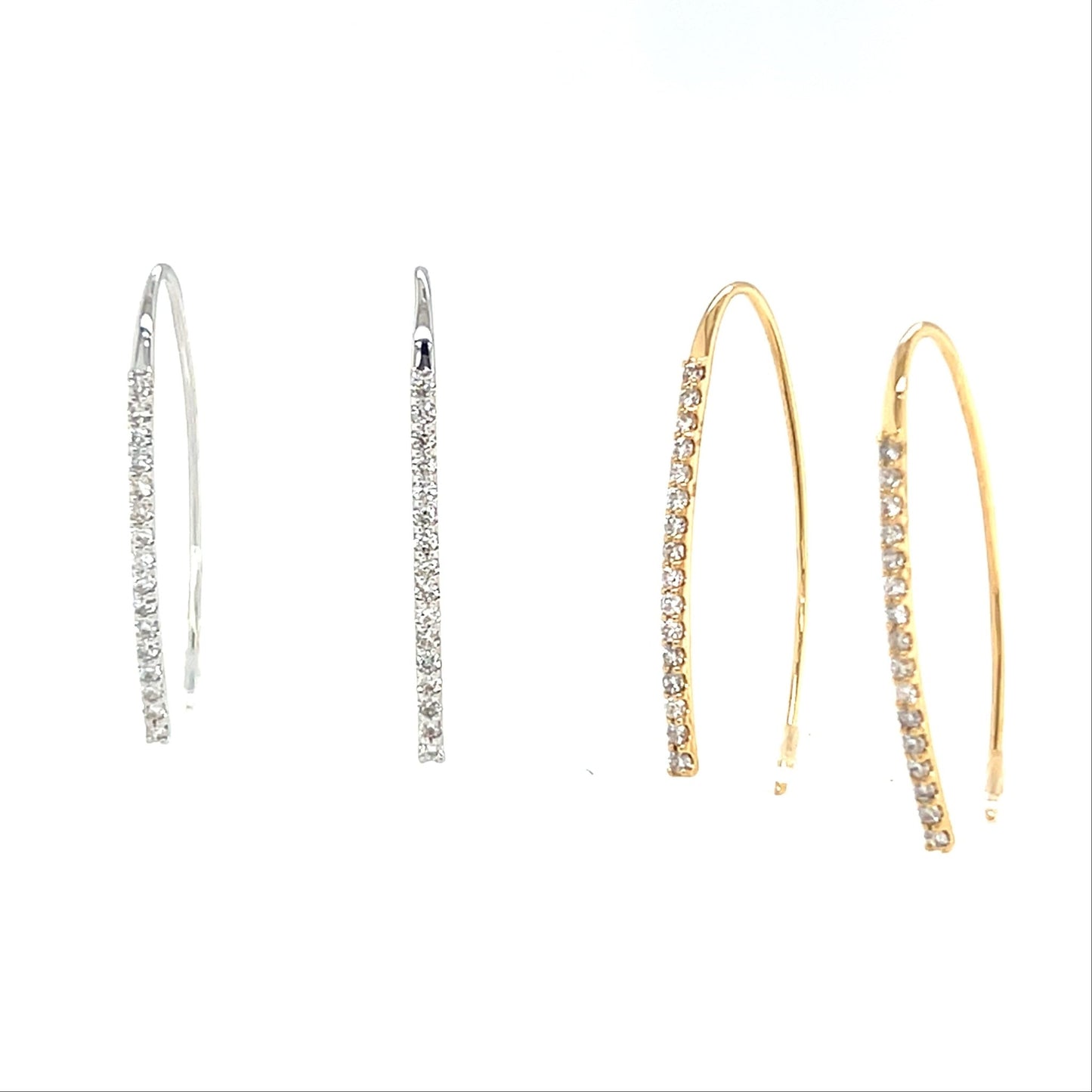 HC Long Dia Earwire 0.3ct - JMW Jewelry Wholesale