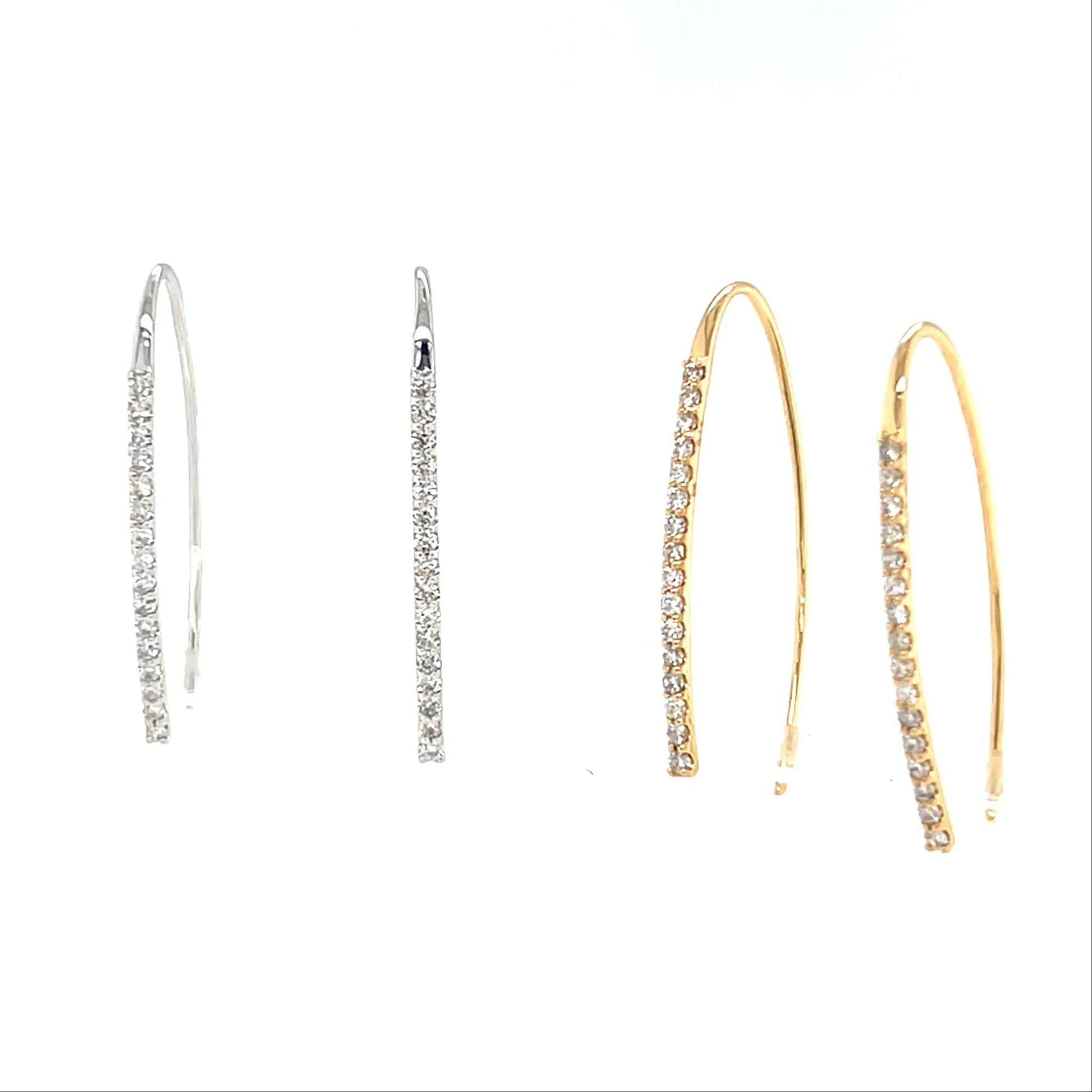 HC Long Dia Earwire 0.3ct - JMW Jewelry Wholesale