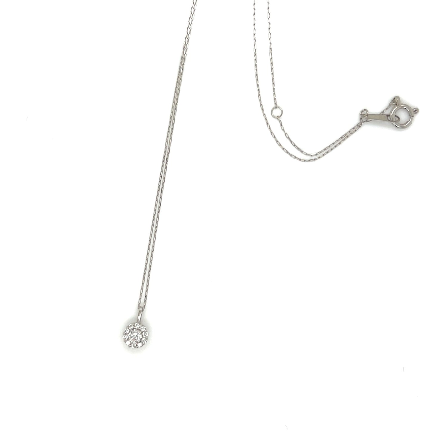 HC Round Flower Necklace 0.06/0.06ct - JMW Jewelry Wholesale