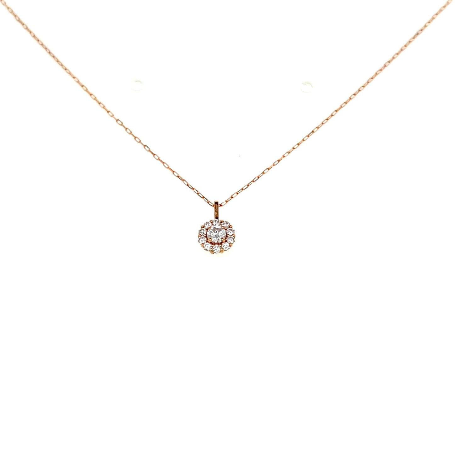 HC Round Flower Necklace 0.06/0.06ct - JMW Jewelry Wholesale