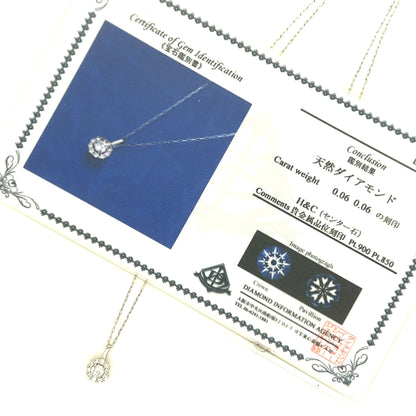 HC Round Flower Necklace 0.06/0.06ct - JMW Jewelry Wholesale