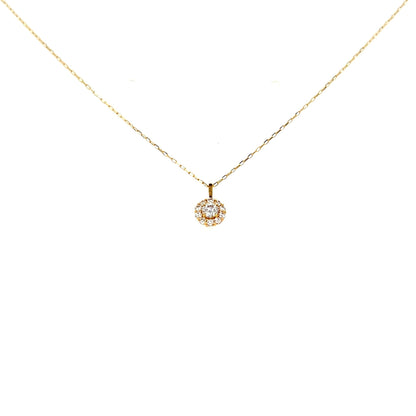 HC Round Flower Necklace 0.06/0.06ct - JMW Jewelry Wholesale