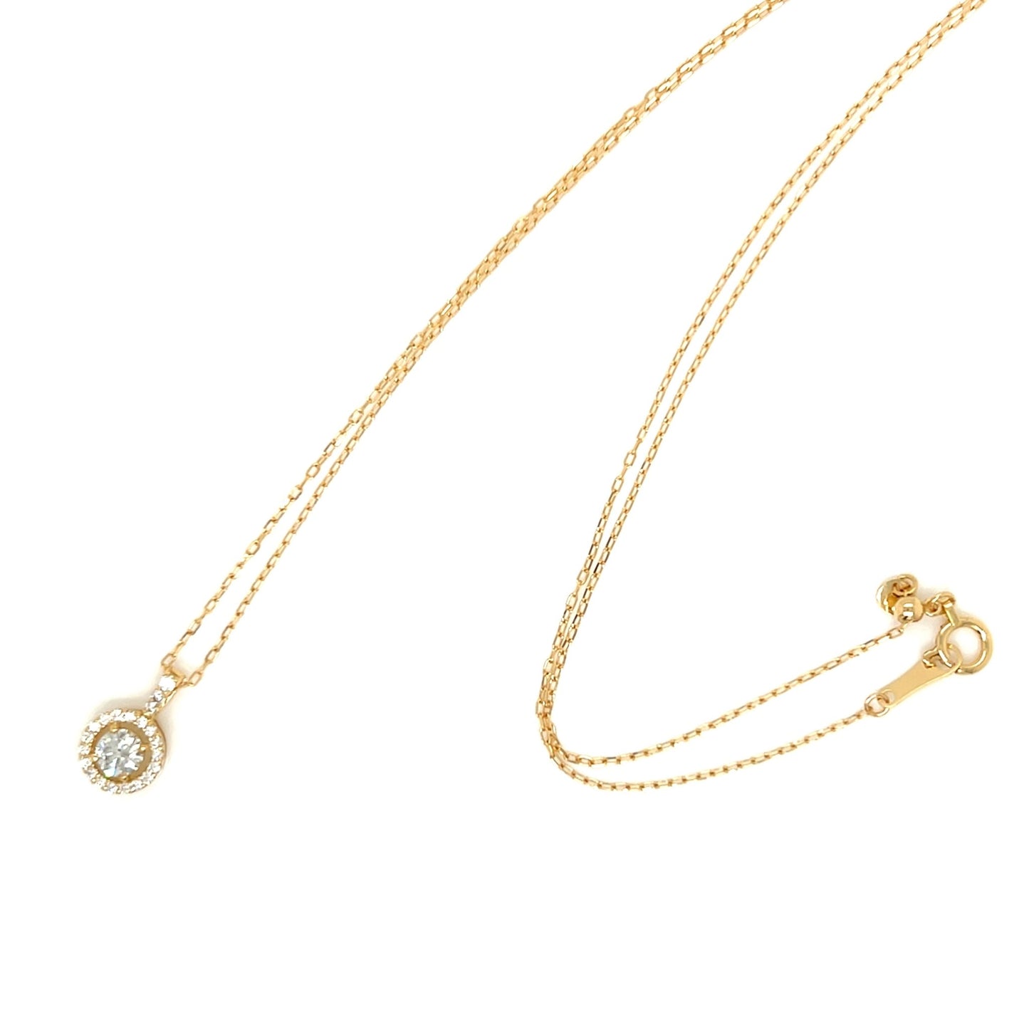 HC Round Pendant Necklace 0.23/0.1ct - JMW Jewelry Wholesale
