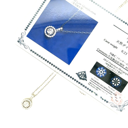 HC Round Pendant Necklace 0.23/0.1ct - JMW Jewelry Wholesale
