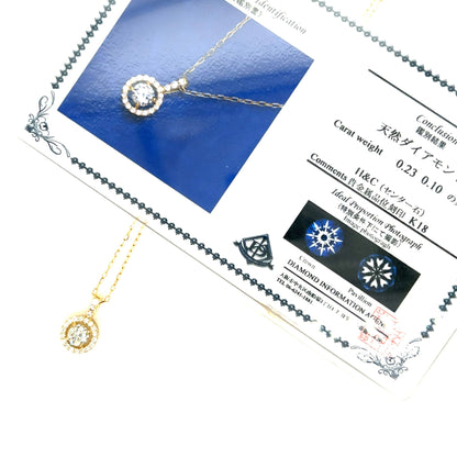 HC Round Pendant Necklace 0.23/0.1ct - JMW Jewelry Wholesale