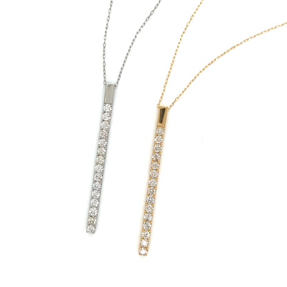 HC Row Necklace 1ct - JMW Jewelry Wholesale
