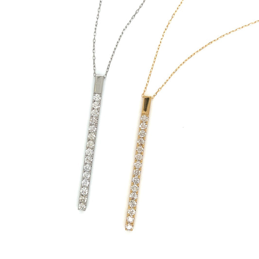 HC Row Necklace 1ct - JMW Jewelry Wholesale