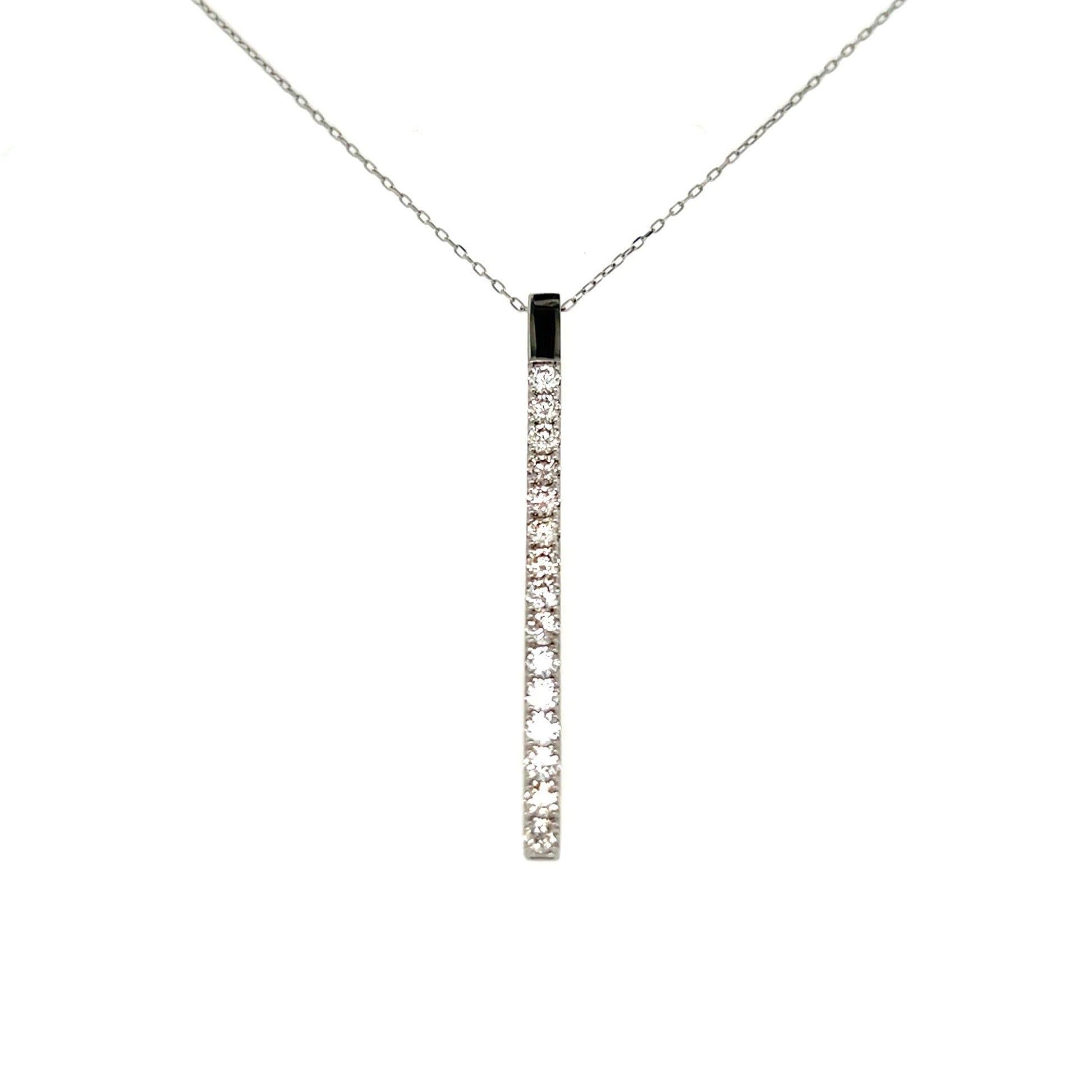 HC Row Necklace 1ct - JMW Jewelry Wholesale